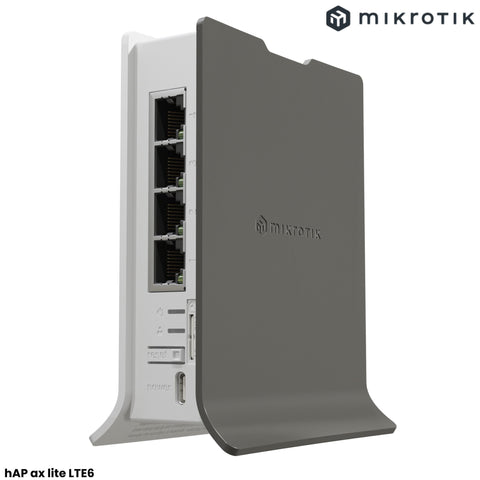 Router Mikrotik Hap ax lite LTE6 con 5 puertos gigabit ethernet