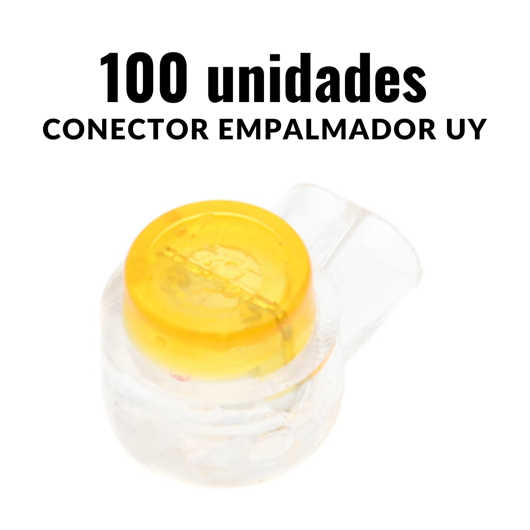 Conector empalme UY en paquete de 100 KUWES S-00007