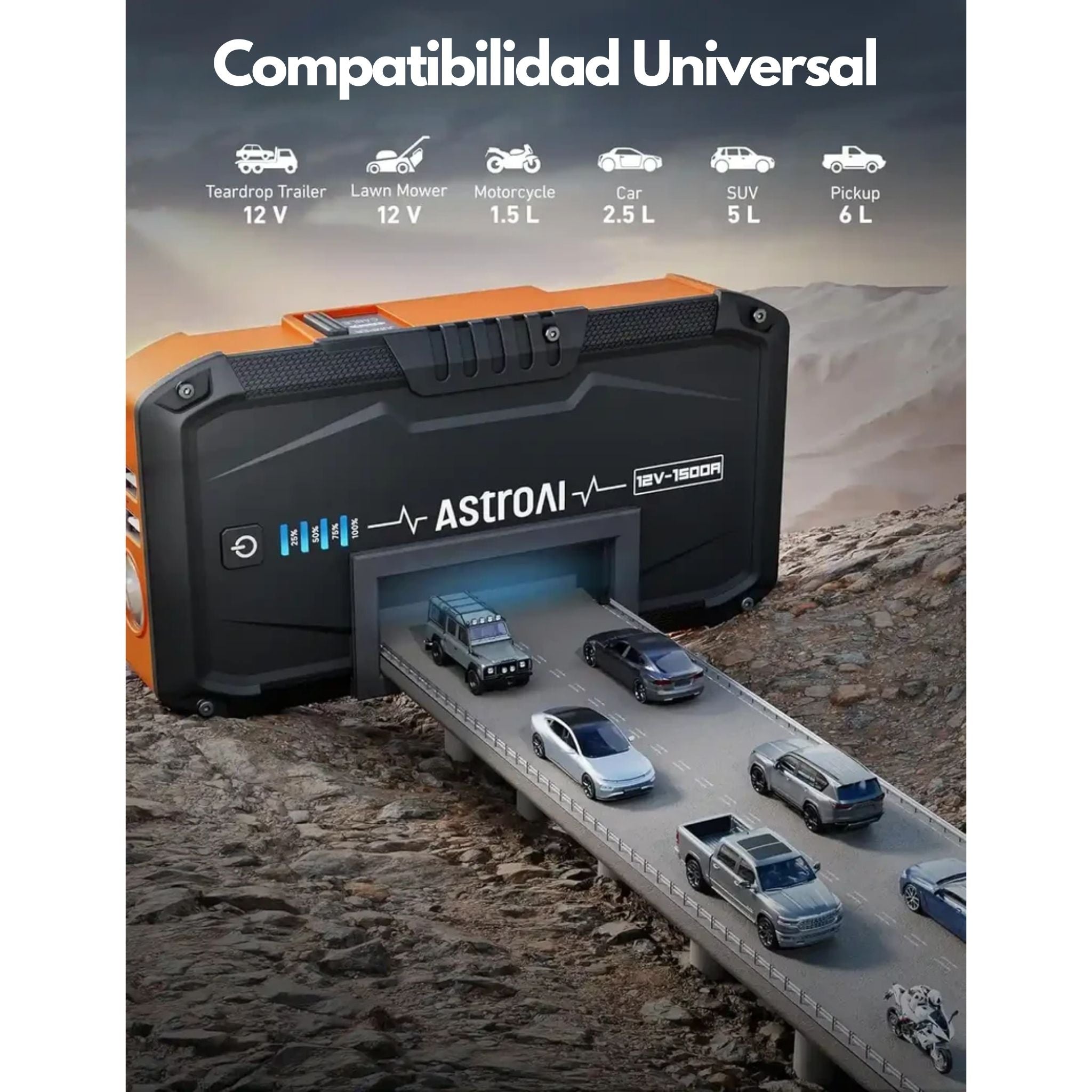 Arrancador de batería para carro
