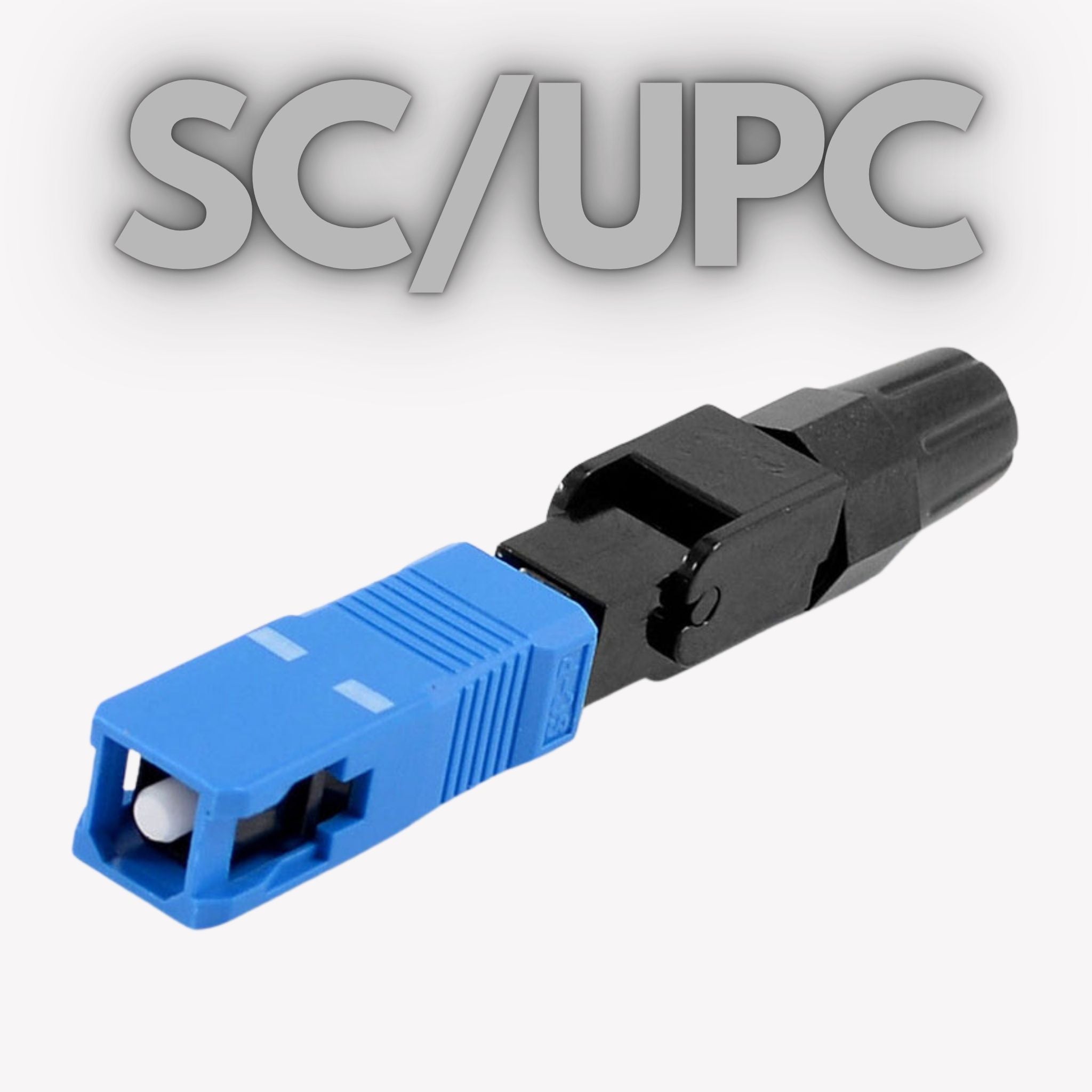 Conector de fibra óptica SC/UPC empalme rápido