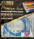 Patch Cord CAT6A S/FTP azul de 3M Kuwes SF6A-3M-BL