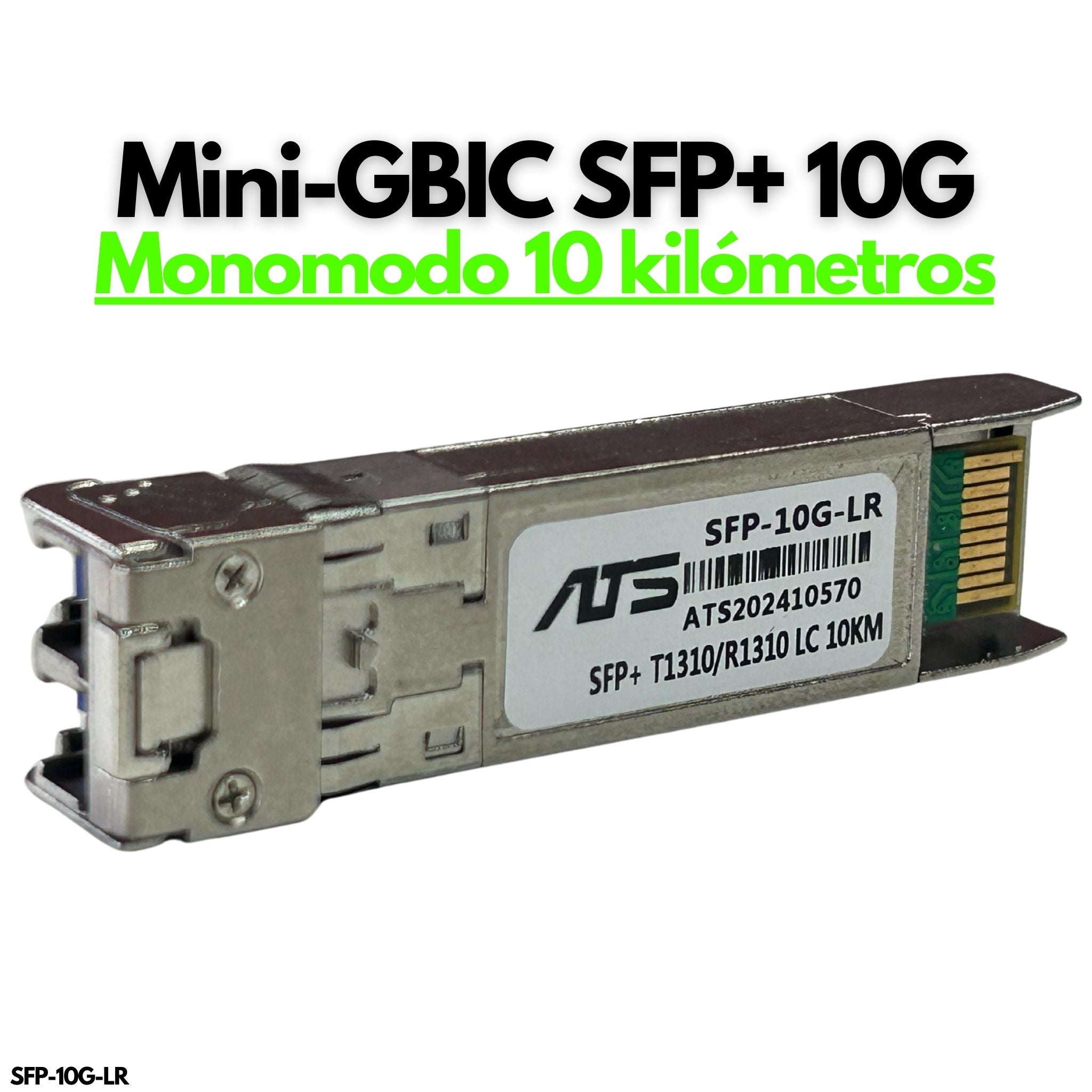 Transceptor Mini GBIC SFP+ LC 10G 1310nm 10 kilómetros