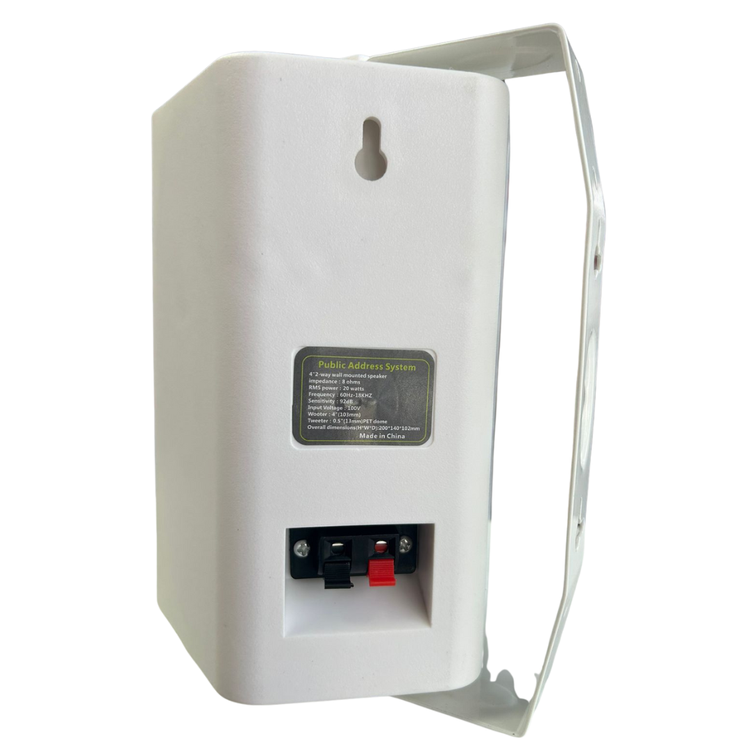 Compacta bocina de pared SP-204 de 15W para voceo y música ambiental