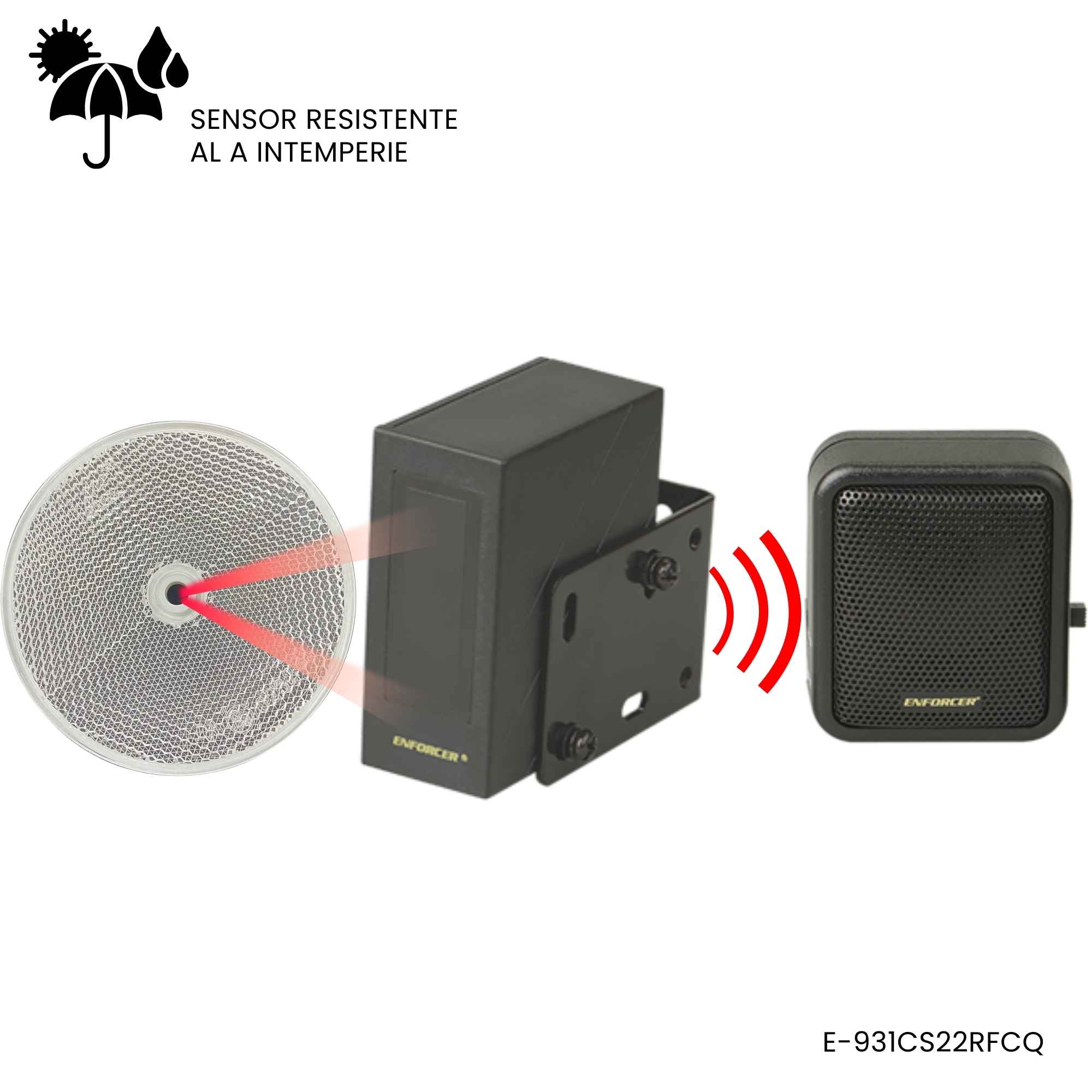 Sistema de alarma de entrada inalámbrico Enforcer E-931CS22RFCQ