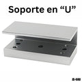 Soporte en U para cerradura magnética 100 lbs para puerta de vidrio - JS-60U