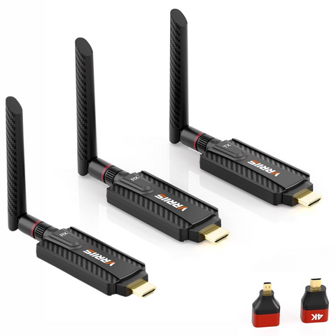 Transmisor HDMI inalámbrico Full HD con 2 receptores