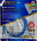 Patch Cord CAT6A U/FTP Azul de 2M Kuwes FC6A-2M-BL