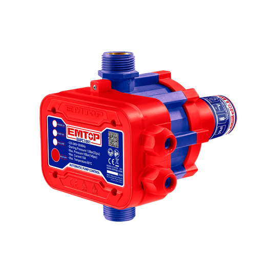 Control automático de presión de bomba de agua, 180°