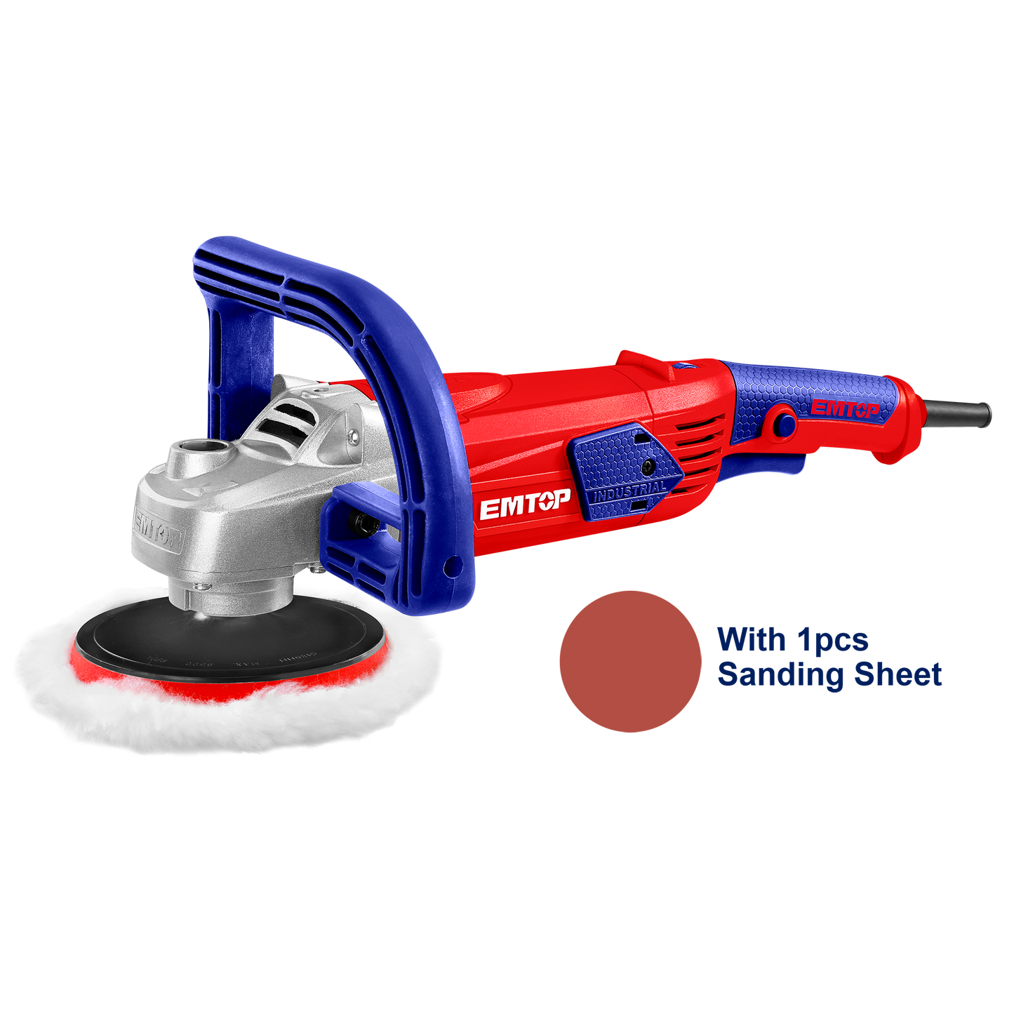 Pulidora angular eléctrica de 7" 1400W