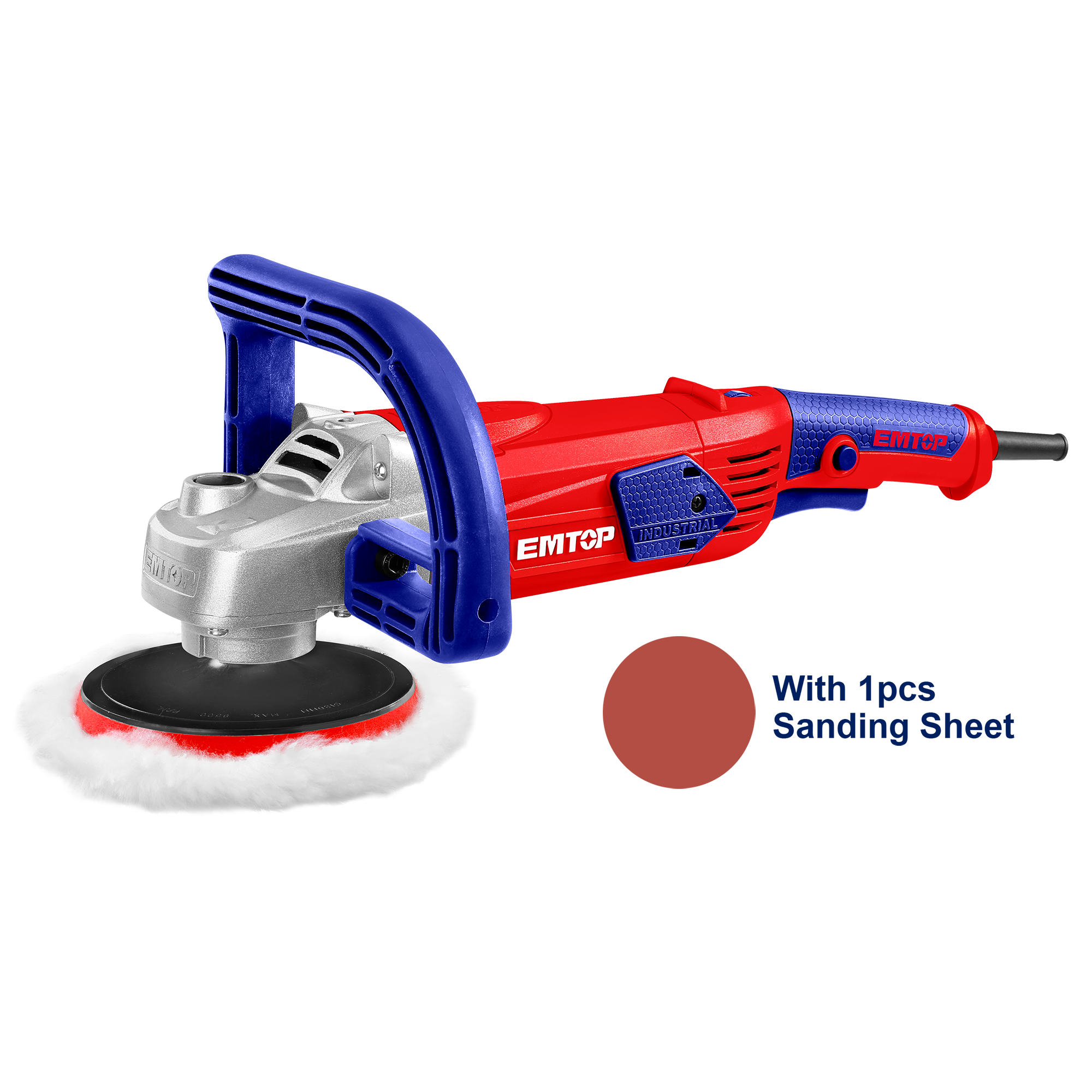 Pulidora angular eléctrica de 7" 1400W