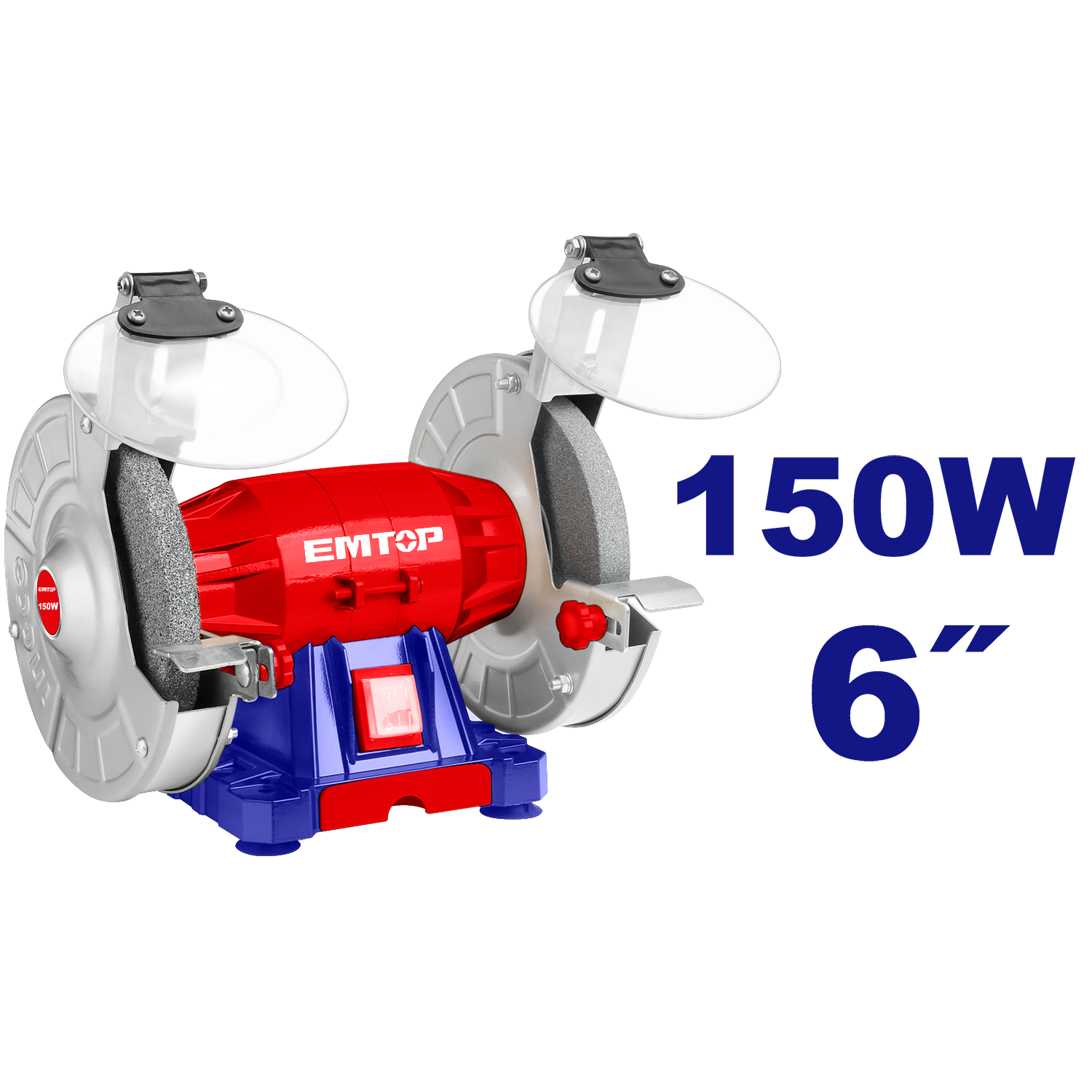 Esmeril de banco de 6” 150W 3450rpm