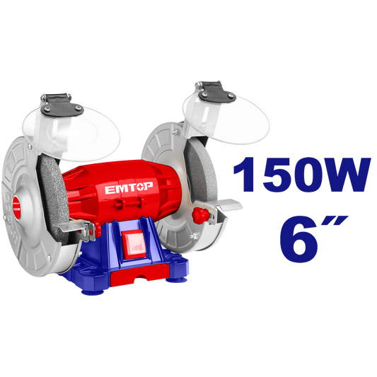 Esmeril de banco de 6” 150W 3450rpm