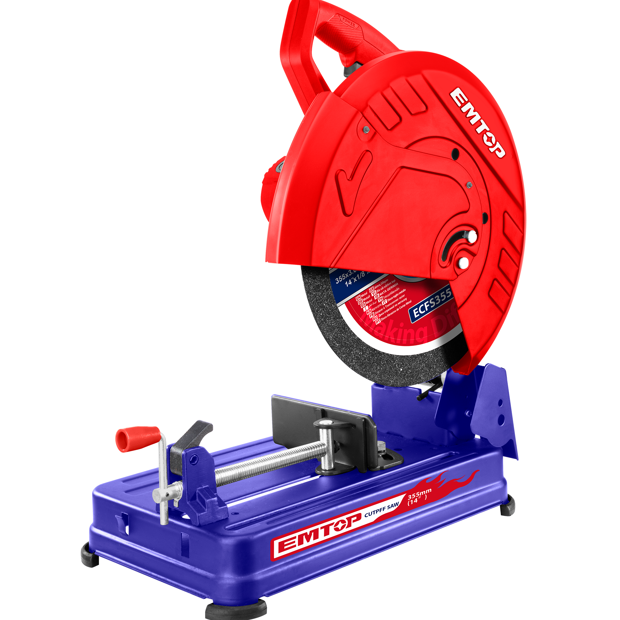 Sierra tronzadora INDUSTRIAL de 14” 2400W Emtop ULCFS35528