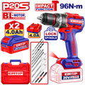 Taladro de impacto 20V 96Nm sin escobillas EMTOP ULCIDL20968