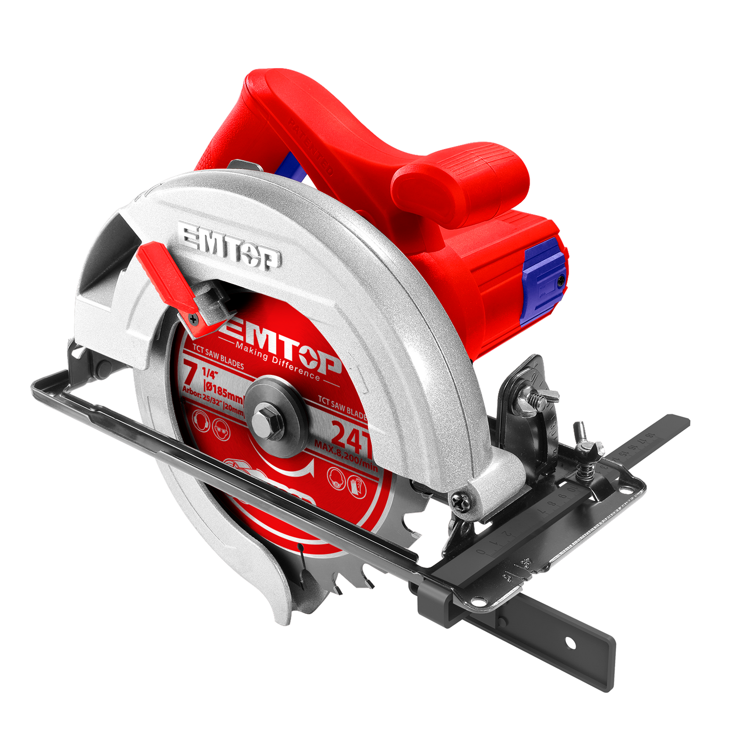Sierra circular industrial de 7-1/4” 1400 watts