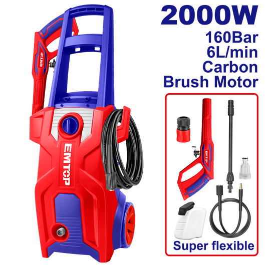 Hidrolavadora de alta presión Emtop ULHPW2011 | 2000W 2320psi
