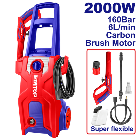Hidrolavadora de alta presión Emtop ULHPW2011 | 2000W 2320psi