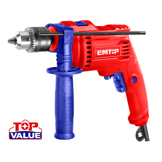 Taladro de impacto eléctrico de 1/2 pulgada 680 watts Emtop ULMDL0681