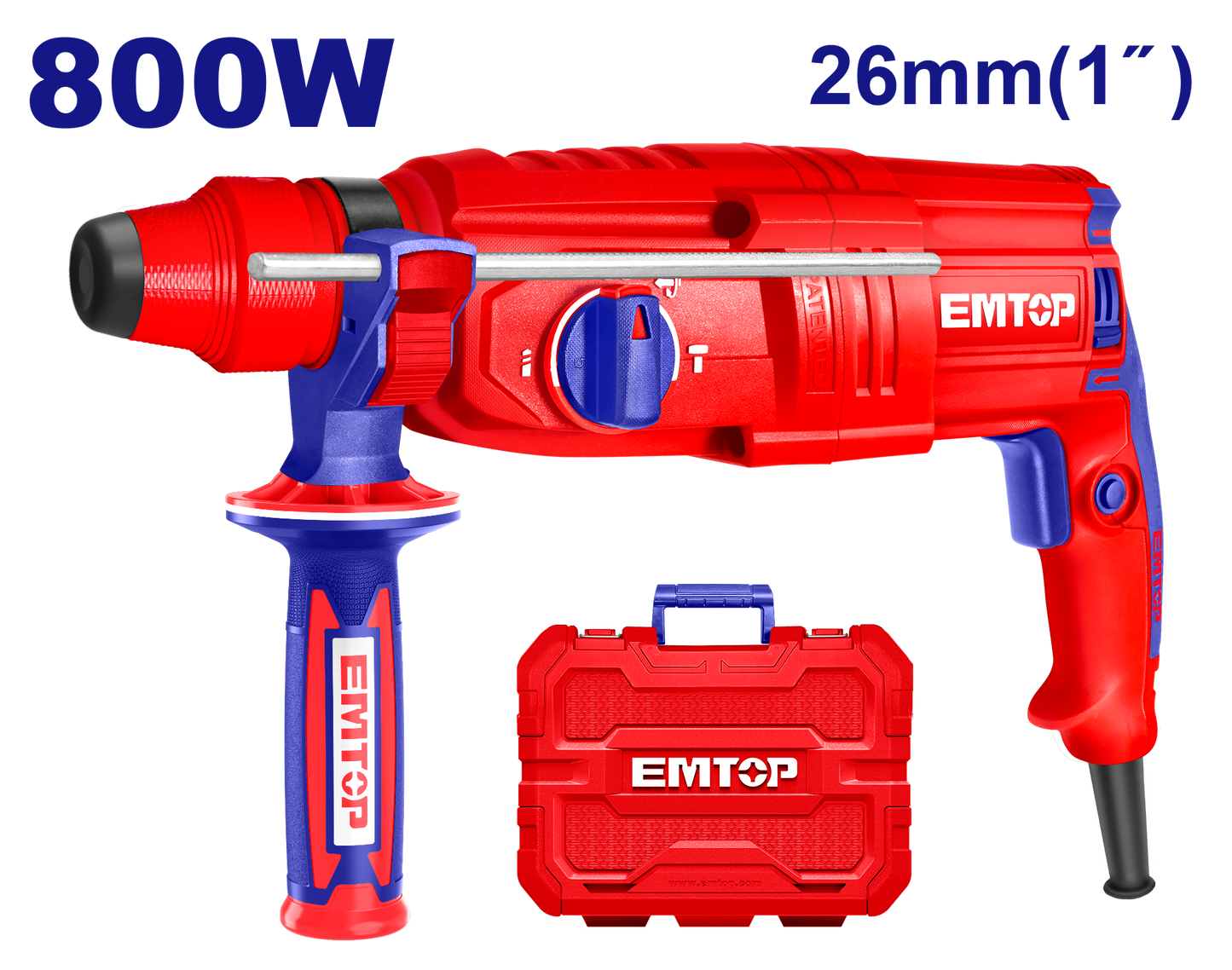 Rotomartillo SDS PLUS de 800 watts