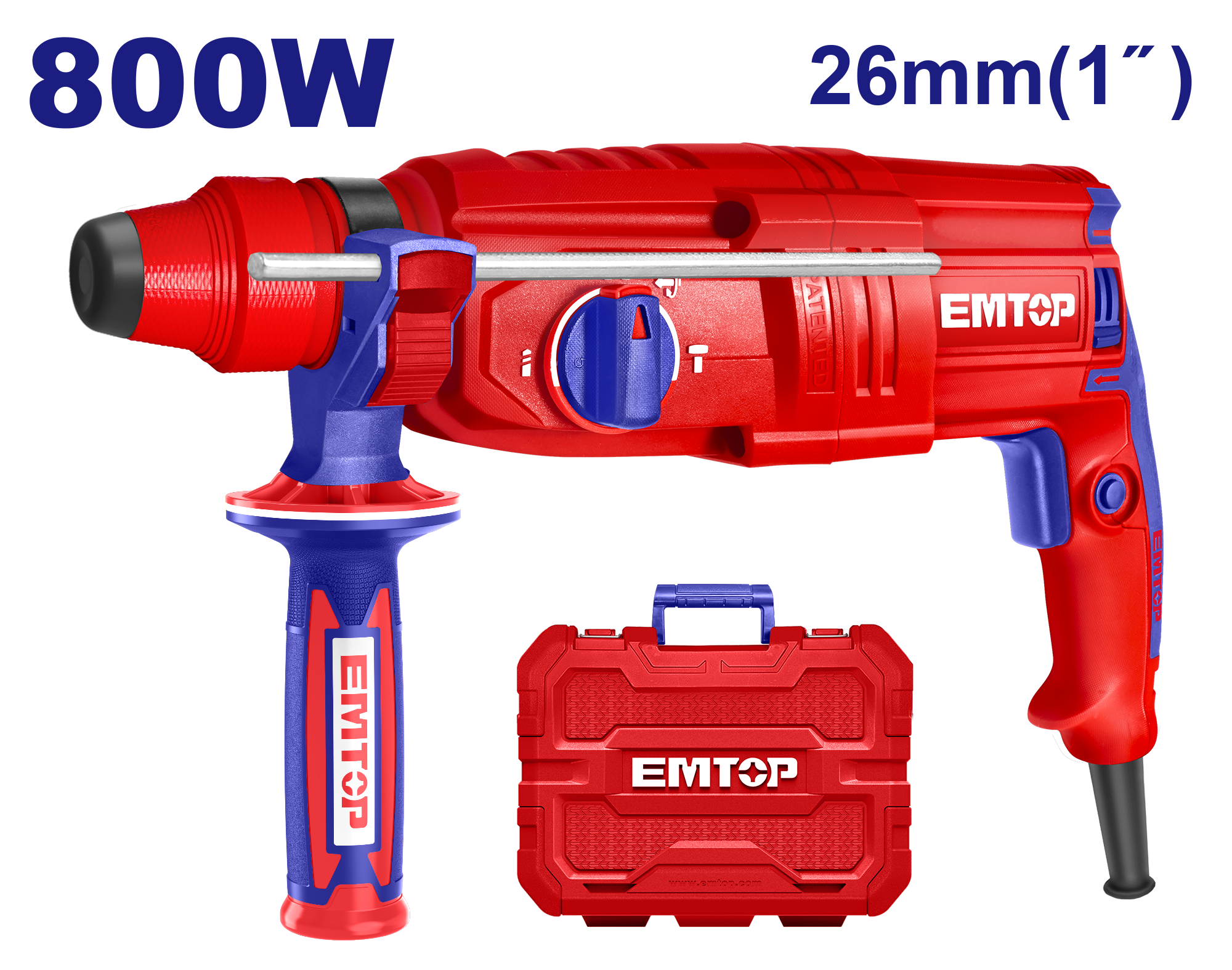 Rotomartillo SDS PLUS de 800 watts