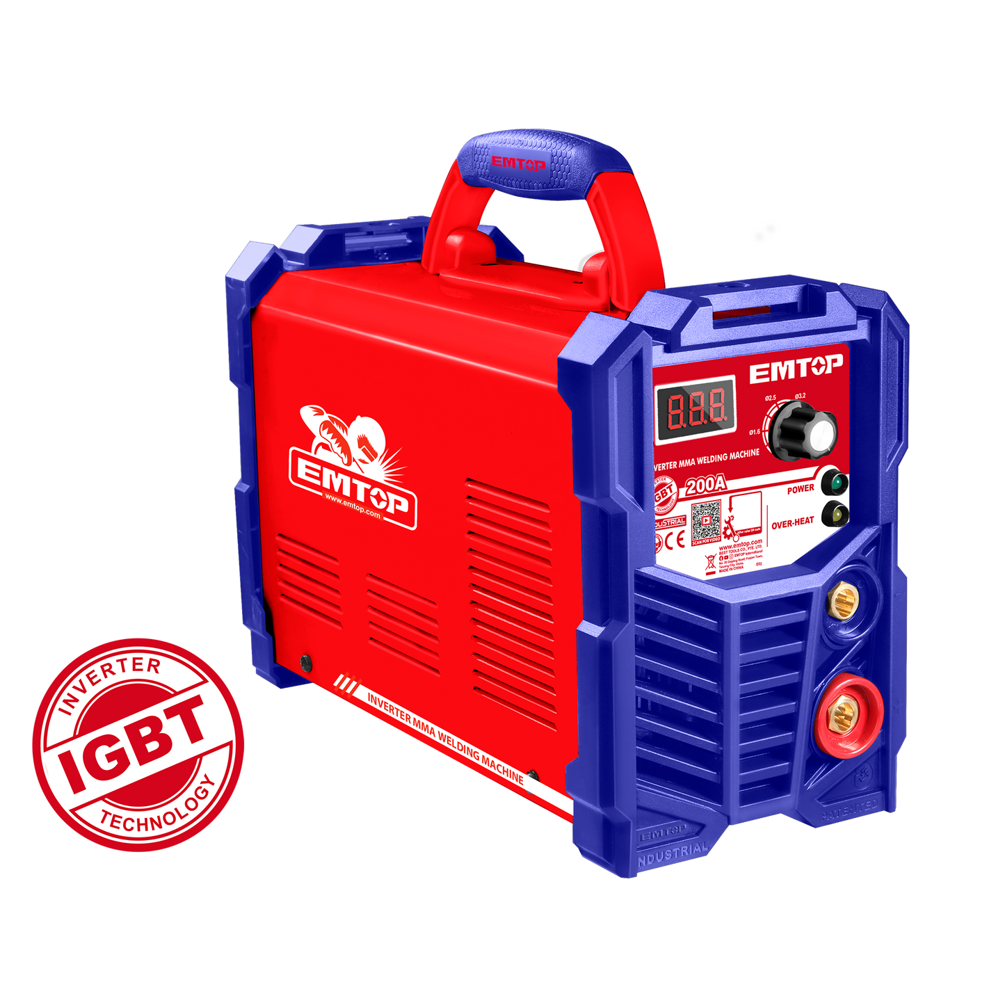 Máquina para soldar inverter de 200A uso industrial
