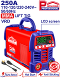 Soldadora inverter MMA / TIG 250A Emtop ULWDEM2561