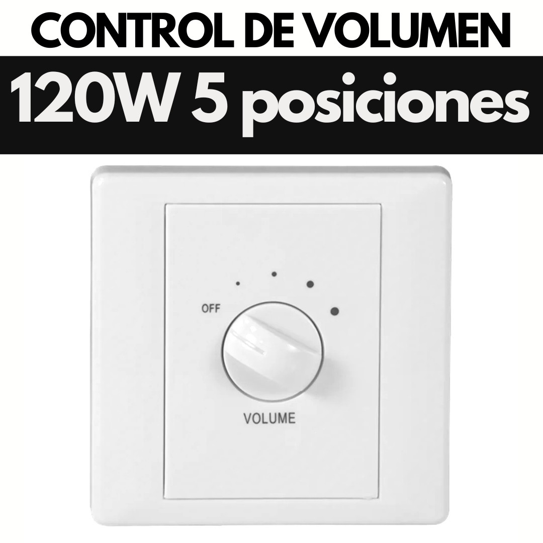 Control de volumen de 120W para Sistemas PA – CMX VC-C120