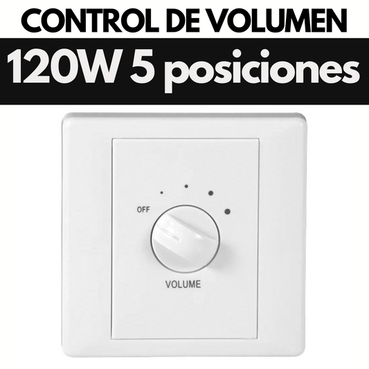 Control de volumen de 120W para Sistemas PA – CMX VC-C120