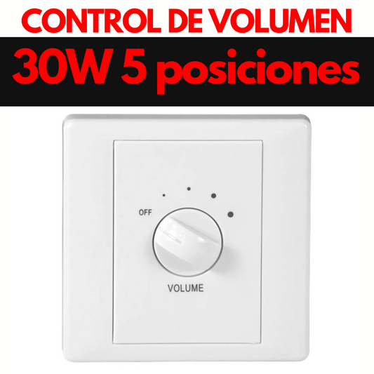 Control de volumen de 30W para Sistemas PA – CMX VC-C30