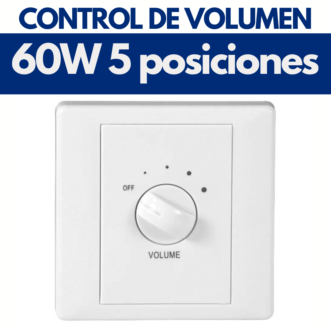 Control de volumen de 60W para Sistemas PA – CMX VC-C60