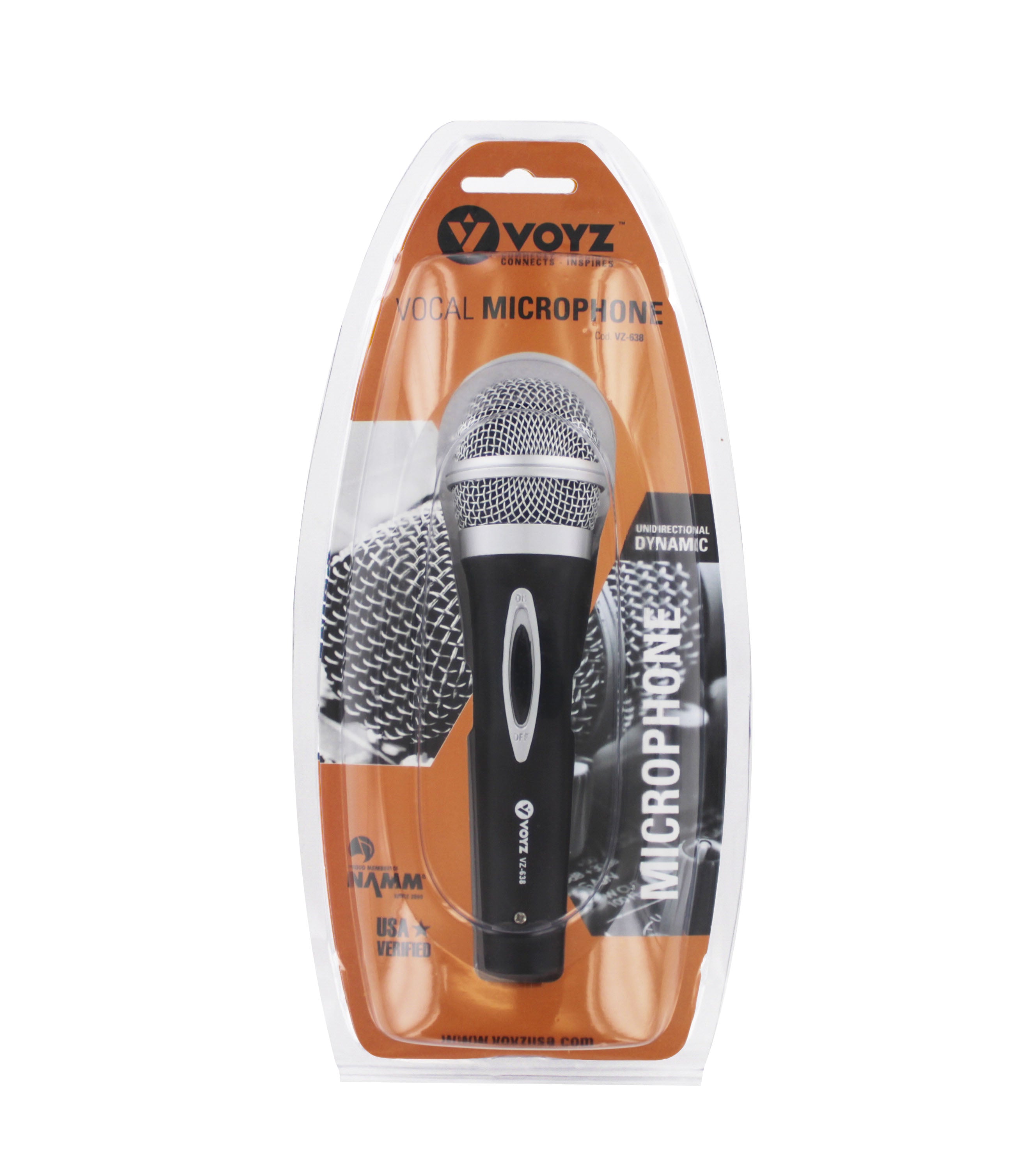 Micrófono de mano para Karaoke y eventos – Miyako VZ-639BK