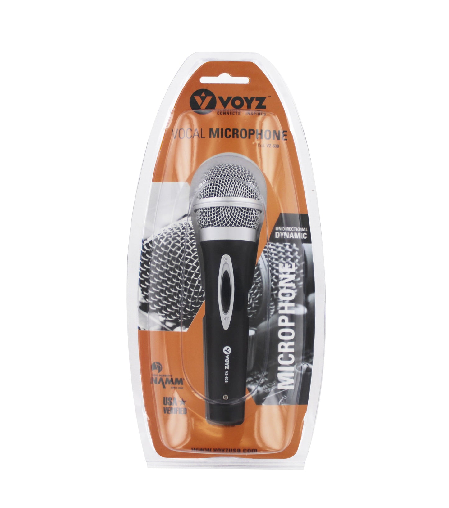 Micrófono de mano para Karaoke y eventos – Miyako VZ-639BK