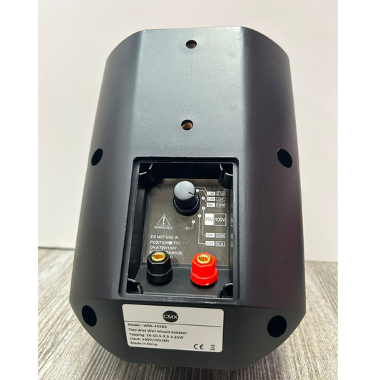 Bocina de pared weatherproof de 20W para voceo y música ambiental – CMX WSK-420DS