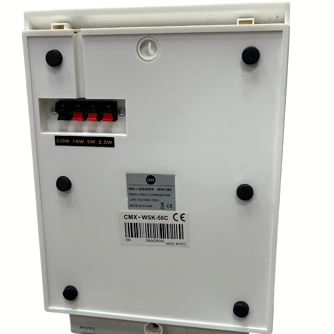 Bocina de pared de 10W 100V para Sistemas de música ambiental y voceo – CMX WSK-56C
