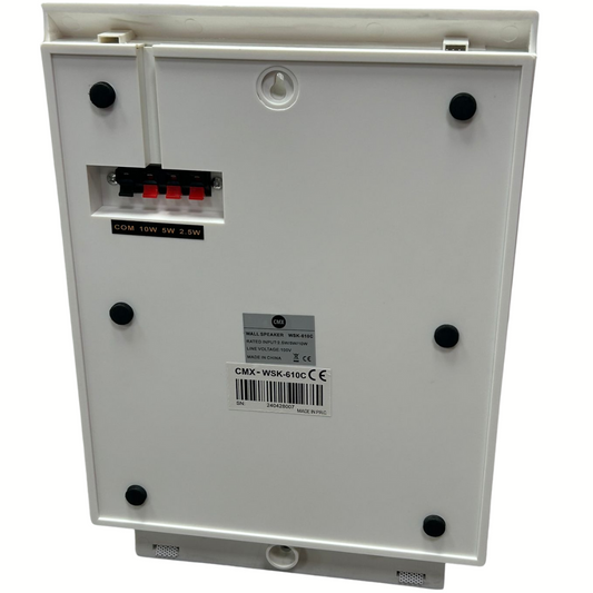 Bocina de pared de 10W 100V para Sistemas de música ambiental y voceo – CMX WSK-610C