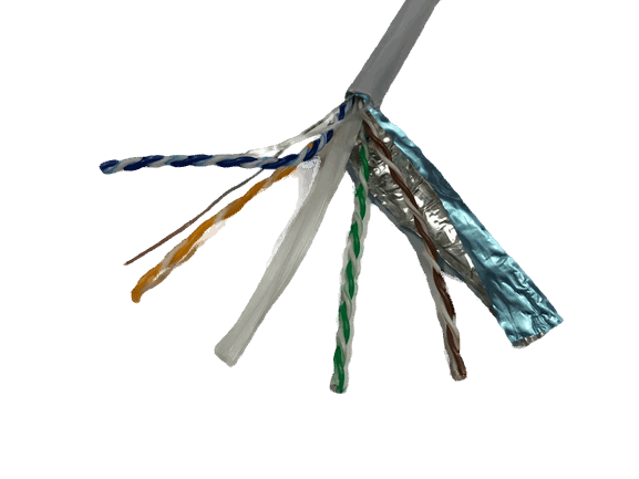 Caja de FTP CAT6 Gris, cobre, 1000 pies - KUWES FTPCAT.6+