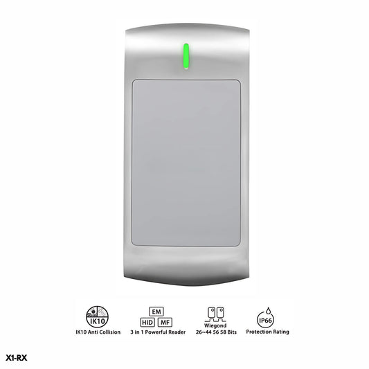 Lector Wiegand tarjetas EM, HID, Mifare – Sebury X1-RX