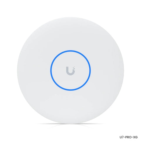 Access point WiFi 7 techo 6 streams 10 GbE PoE+ Ubiquiti U7-Pro-XG empresas 