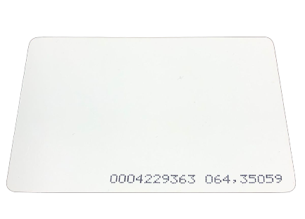 Tarjeta de proximidad 125Khz con número de serie