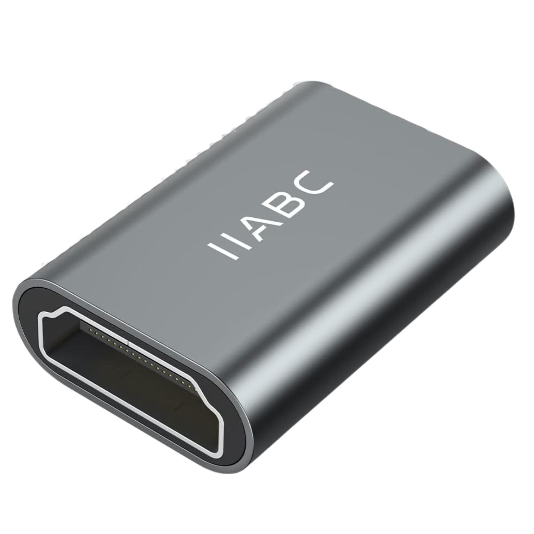 Unión HDMI hembra a hembra IIABC 4K 60Hz 18Gbps aluminio chapado oro