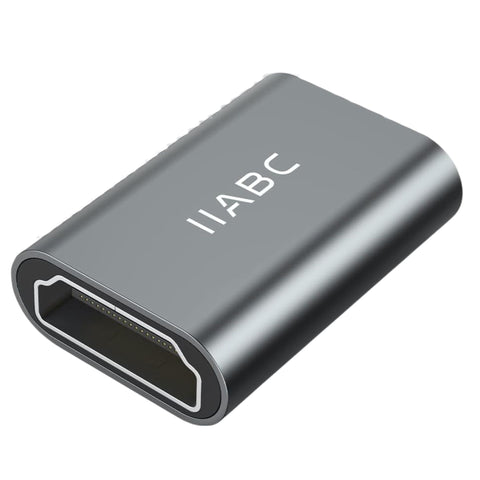 Unión HDMI hembra a hembra IIABC 4K 60Hz 18Gbps aluminio chapado oro
