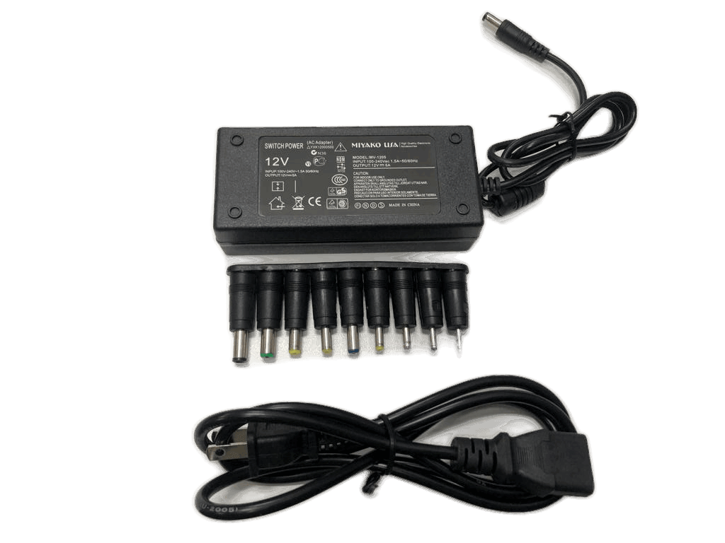 Adaptador de corriente variable de 12Vdc 5A – Miyako MV-1205 - LA CASA DEL TELEFONO