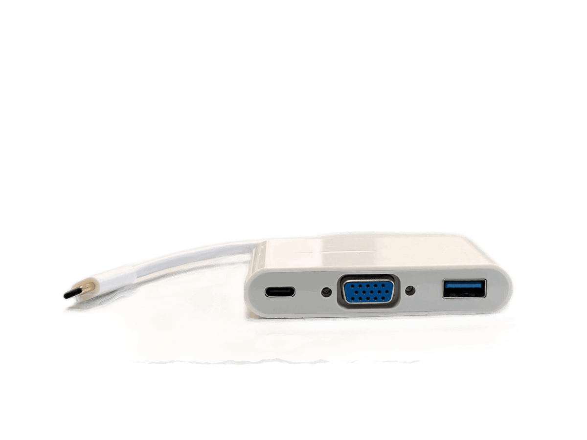 Adaptador de USB-C a USB-C, VGA y USB – Miyako M-702 - LA CASA DEL TELEFONO