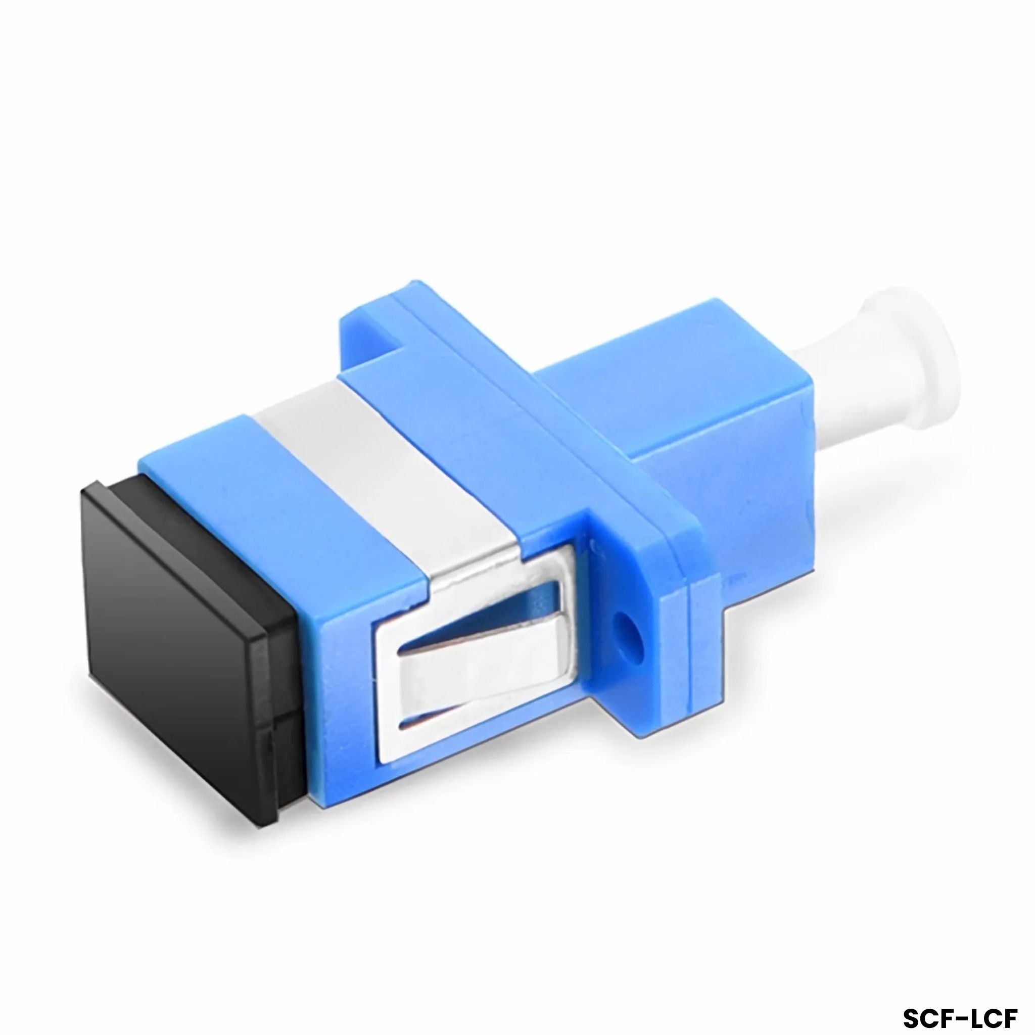 Adaptador híbrido de fibra SC a LC hembra de plástico monomodo SCF-LCF