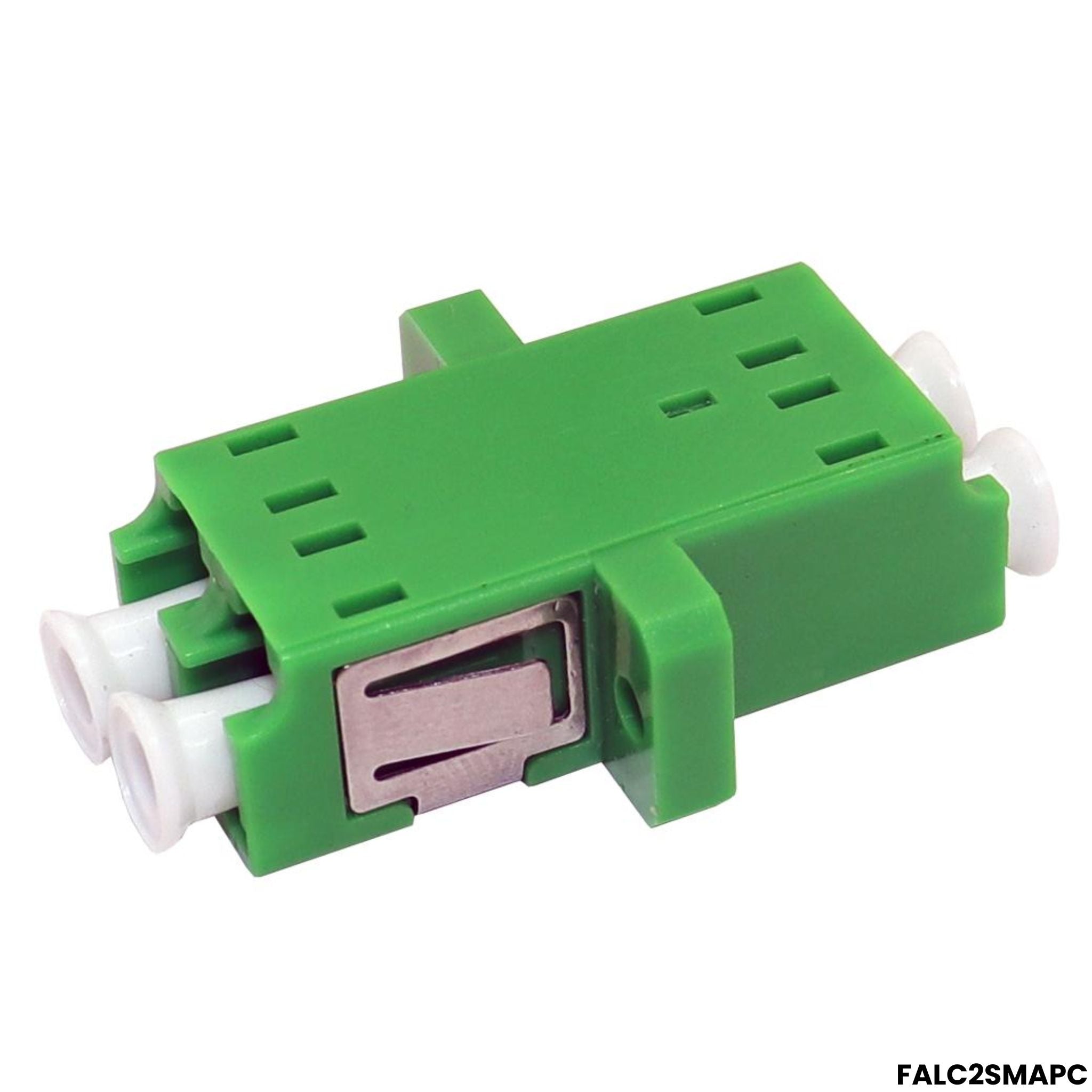 Adaptador fibra LC APC dúplex uso redes Panamá 