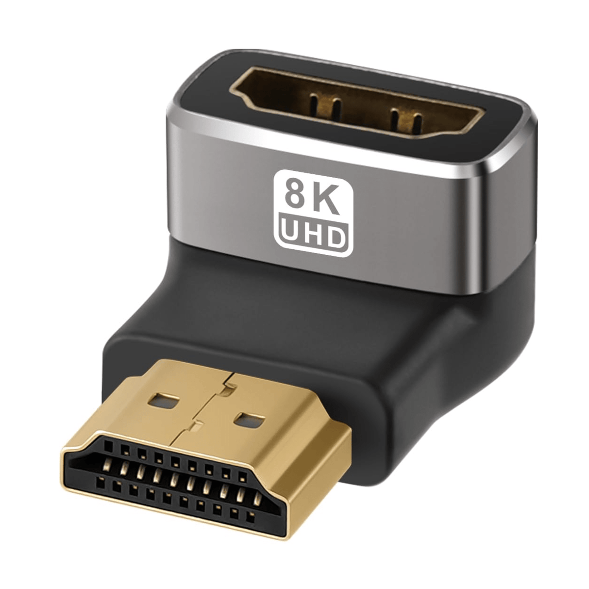 Adaptador HDMI de ángulo recto 8K UHD - LA CASA DEL TELEFONO