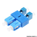 Adaptador Híbrido Dúplex SC/UPC Macho a LC/UPC Hembra SM 9/125