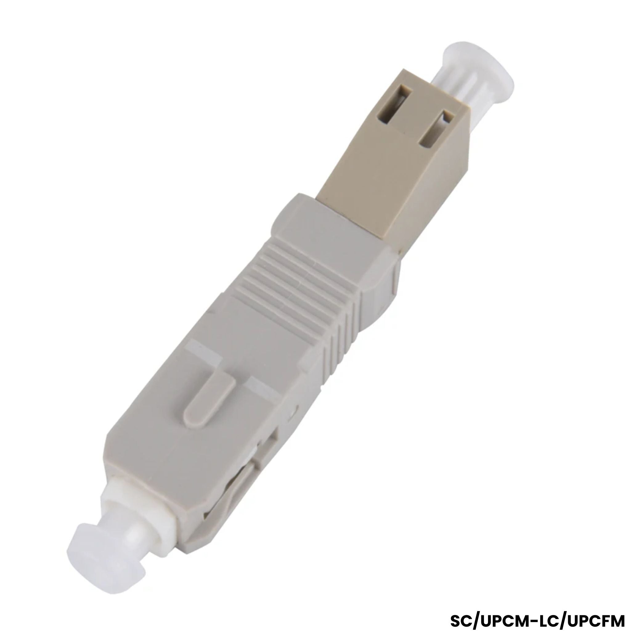 Adaptador híbrido SC UPC macho LC UPC hembra multimodo MM 50/125 fibra óptica 