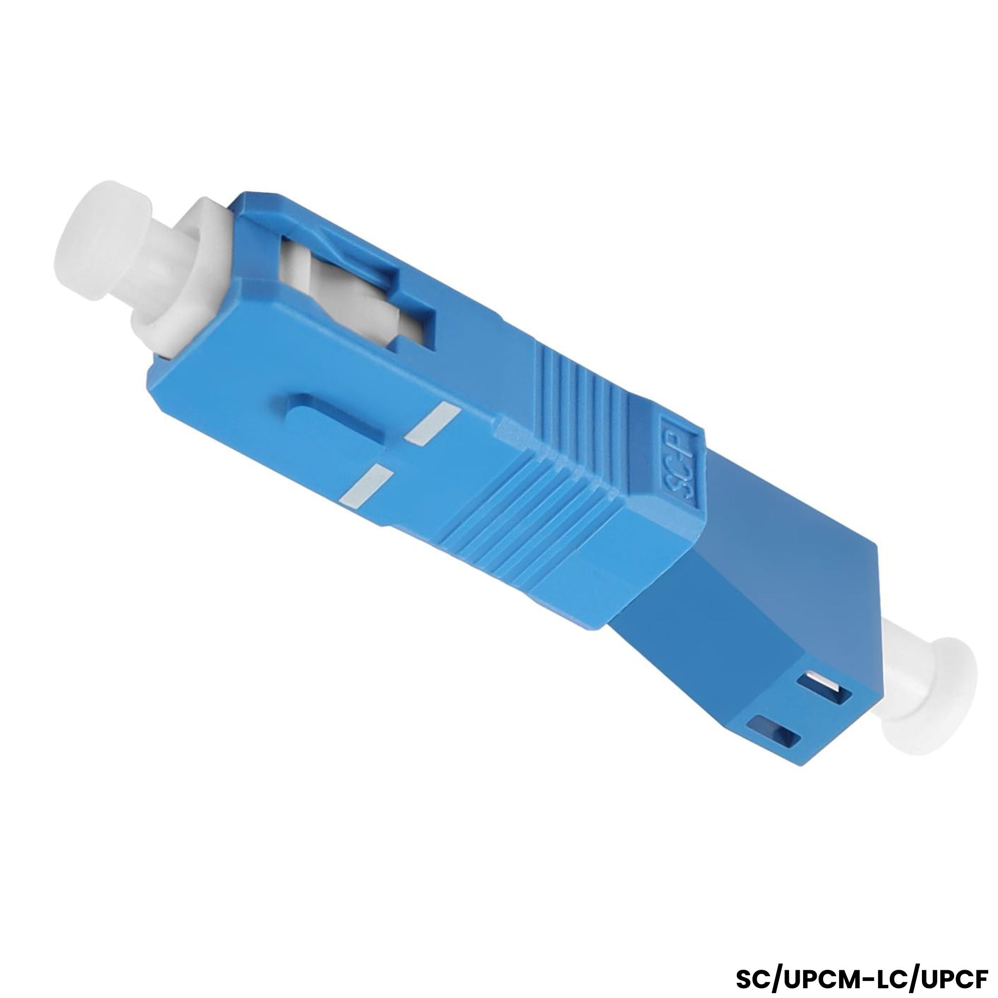 Adaptador híbrido SC UPC macho LC UPC hembra monomodo SM 9/125 fibra óptica 