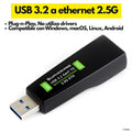 Adaptador USB a Ethernet 2.5G Waveshare